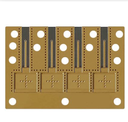 Microwave stepped slot PCB board