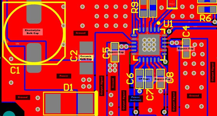 MP6600 Component Placement